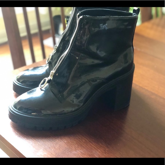 🌻Leather Booties with ring pull zipper🌻 - Picture 6 of 6